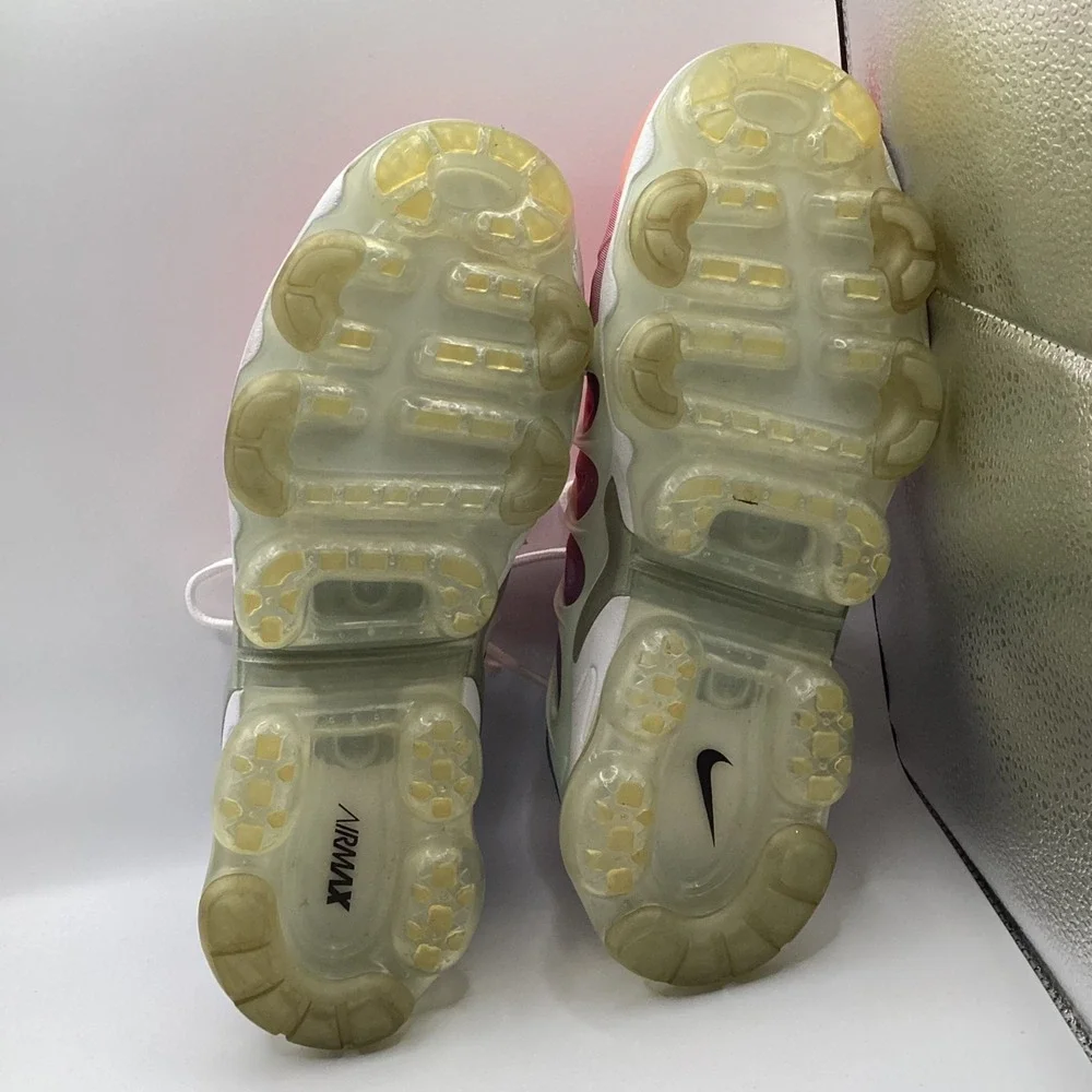 Ladies Nike Air VaporMax Plus Lava Glow Pink Blue Shoes Sneakers Size‎ 9